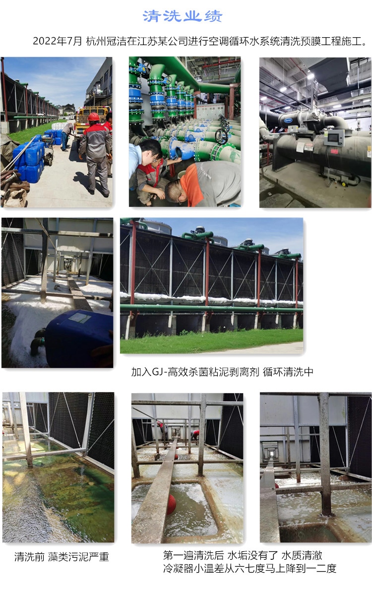 江蘇嘉合建設空調循環水係統香蕉视频久久下载預膜（冷卻塔）2022.7.20